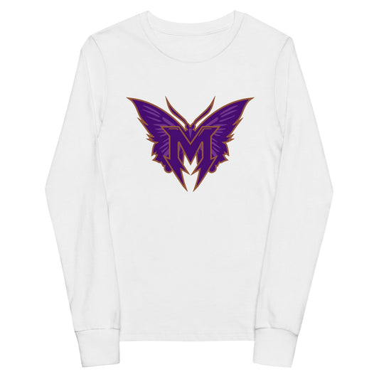 Performance | Youth Long Sleeve T-Shirt | SoCal Monarchs | Crest Logo