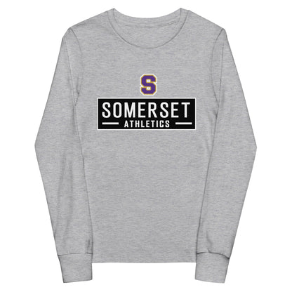 Performance | Youth Long Sleeve T-Shirt | Somerset Athletics | Somerset Logo