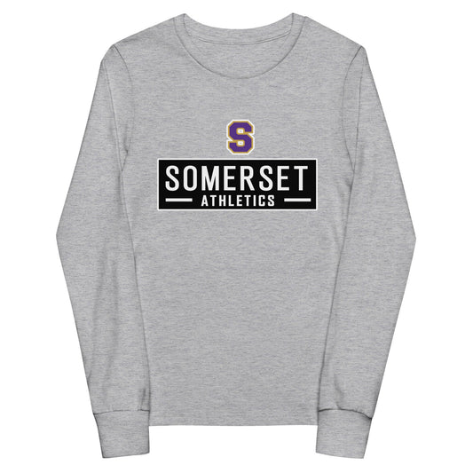 Performance | Youth Long Sleeve T-Shirt | Somerset Athletics | Somerset Logo