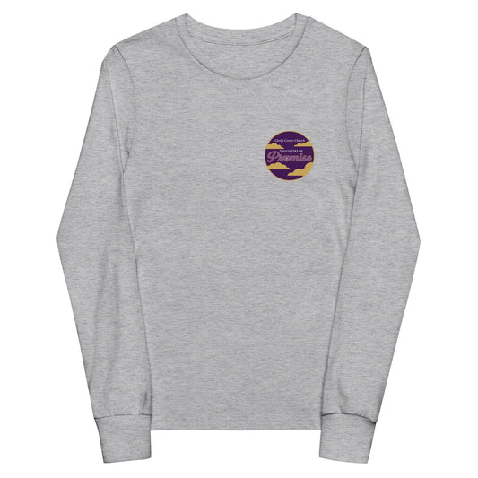 Performance | Youth Long Sleeve T-Shirt | Sons and Daughters of Promise, Inc. | Daughters Badge Logo