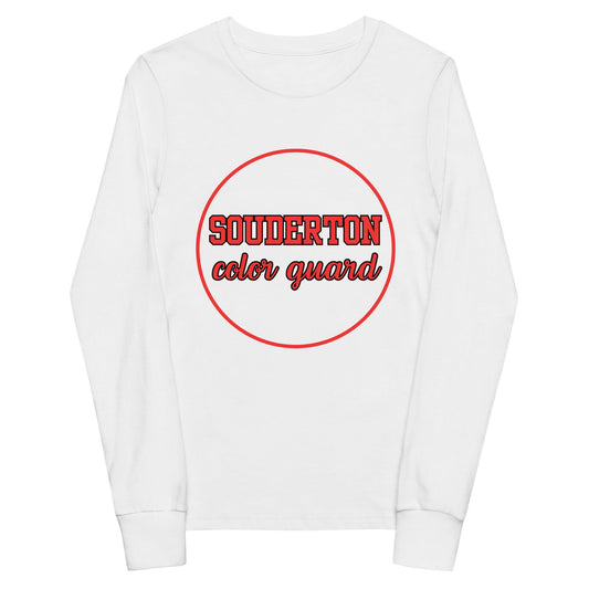 Performance | Youth Long Sleeve T-Shirt | Souderton Color Guard | Badge Logo