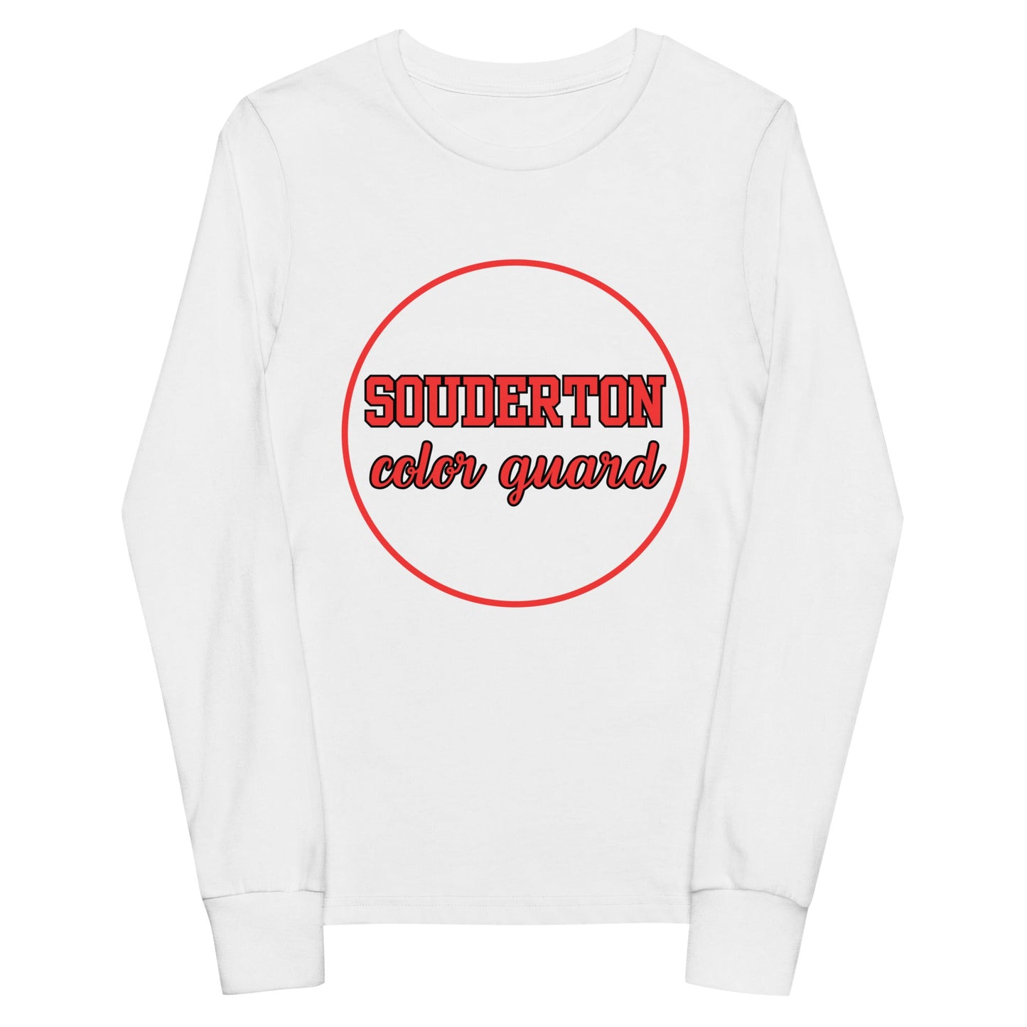 Performance | Youth Long Sleeve T-Shirt | Souderton Color Guard | Badge Logo