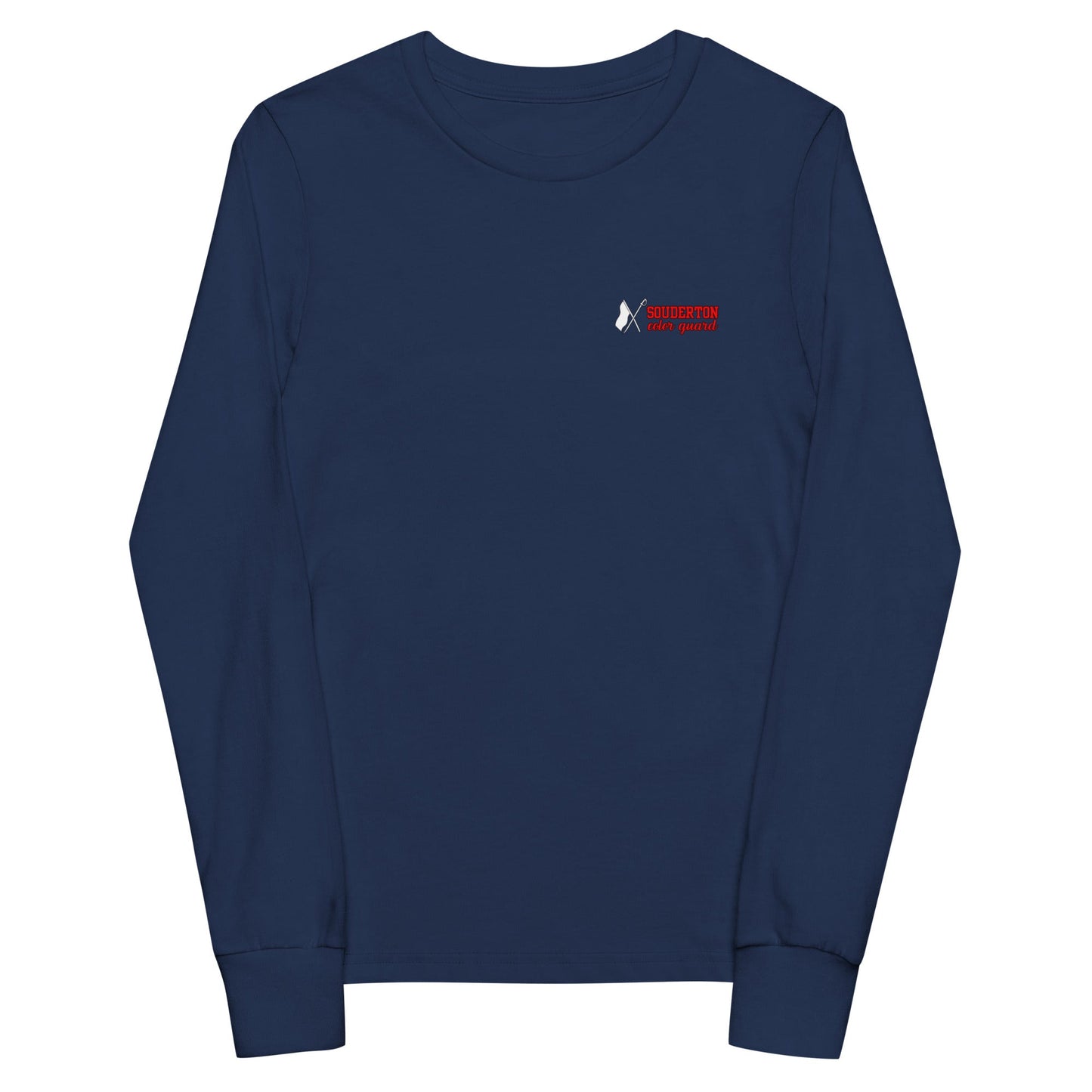 Performance | Youth Long Sleeve T-Shirt | Souderton Color Guard | Crest Logo
