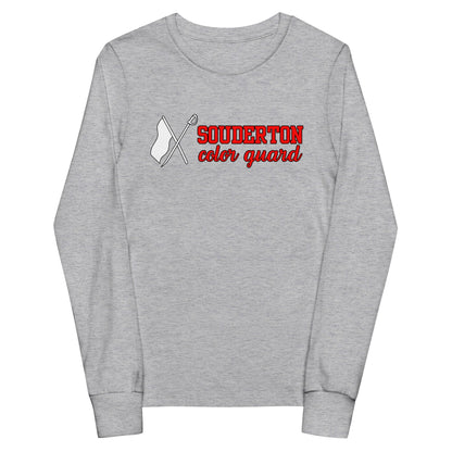 Performance | Youth Long Sleeve T-Shirt | Souderton Color Guard | Vanguard Banner Logo