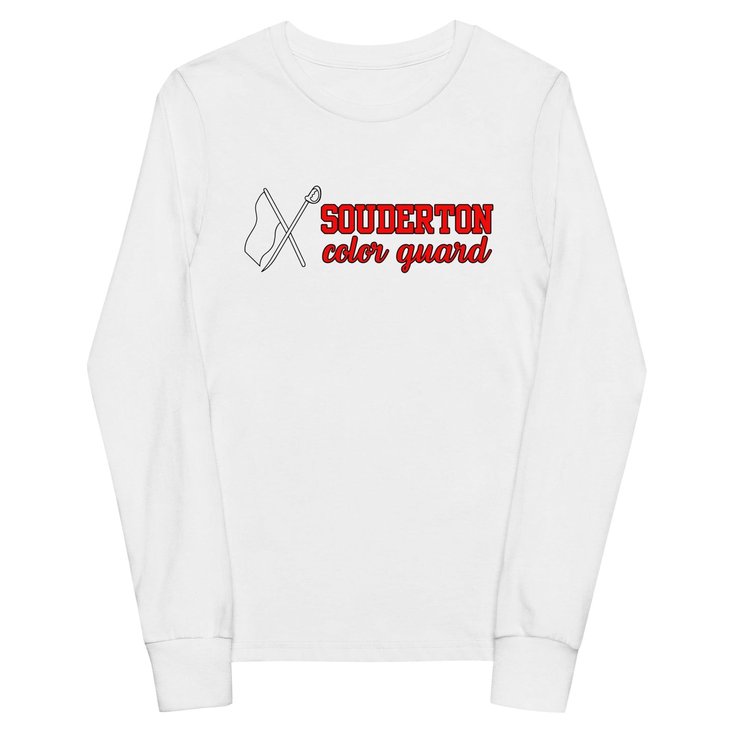 Performance | Youth Long Sleeve T-Shirt | Souderton Color Guard | Vanguard Banner Logo