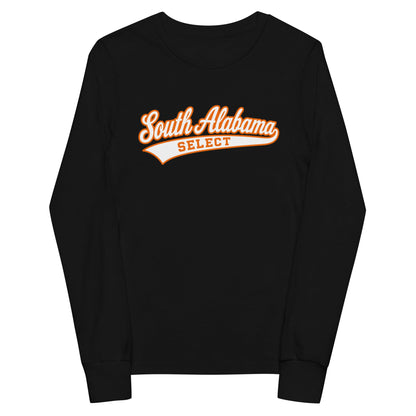 Performance | Youth Long Sleeve T-Shirt | South Alabama Select 8U | Athletics Logo