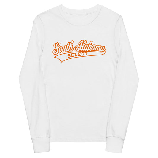 Performance | Youth Long Sleeve T-Shirt | South Alabama Select 8U | Athletics Logo