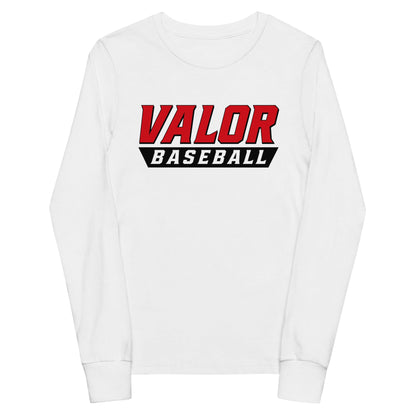 Performance | Youth Long Sleeve T-Shirt | South Bend Valor Baseball | Emblem Logo