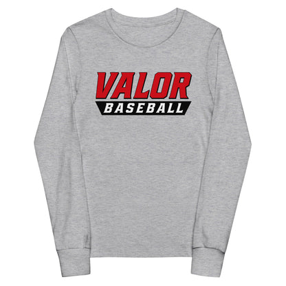 Performance | Youth Long Sleeve T-Shirt | South Bend Valor Baseball | Emblem Logo