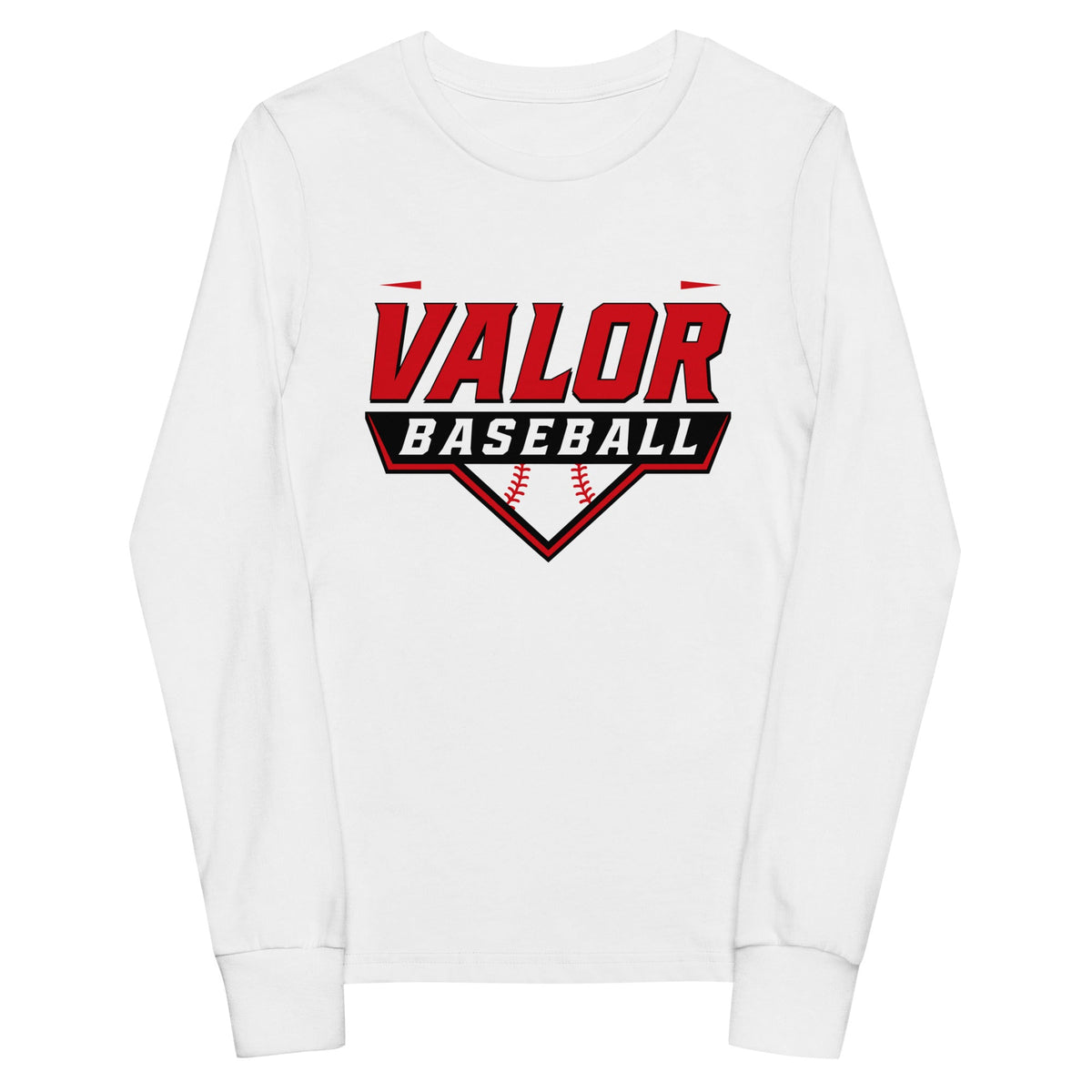 Performance | Youth Long Sleeve T-Shirt | South Bend Valor Baseball | Vanguard Logo