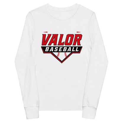 Performance | Youth Long Sleeve T-Shirt | South Bend Valor Baseball | Vanguard Logo