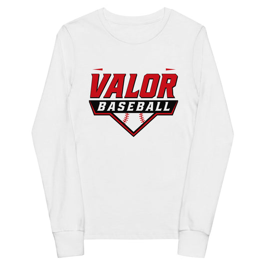 Performance | Youth Long Sleeve T-Shirt | South Bend Valor Baseball | Vanguard Logo
