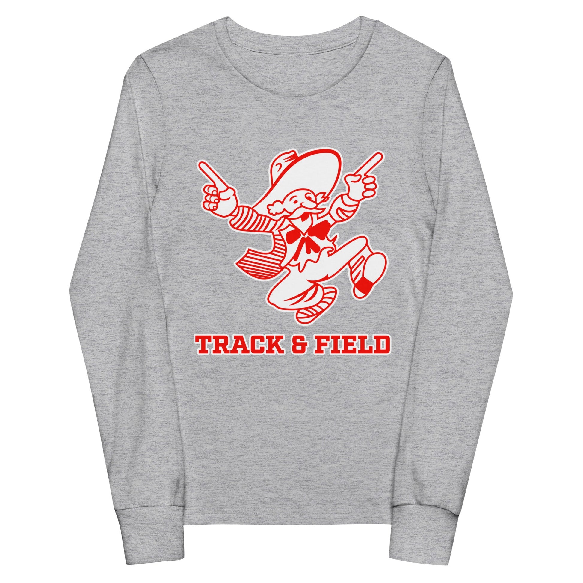 Performance | Youth Long Sleeve T-Shirt | South High Track | Mascot Logo