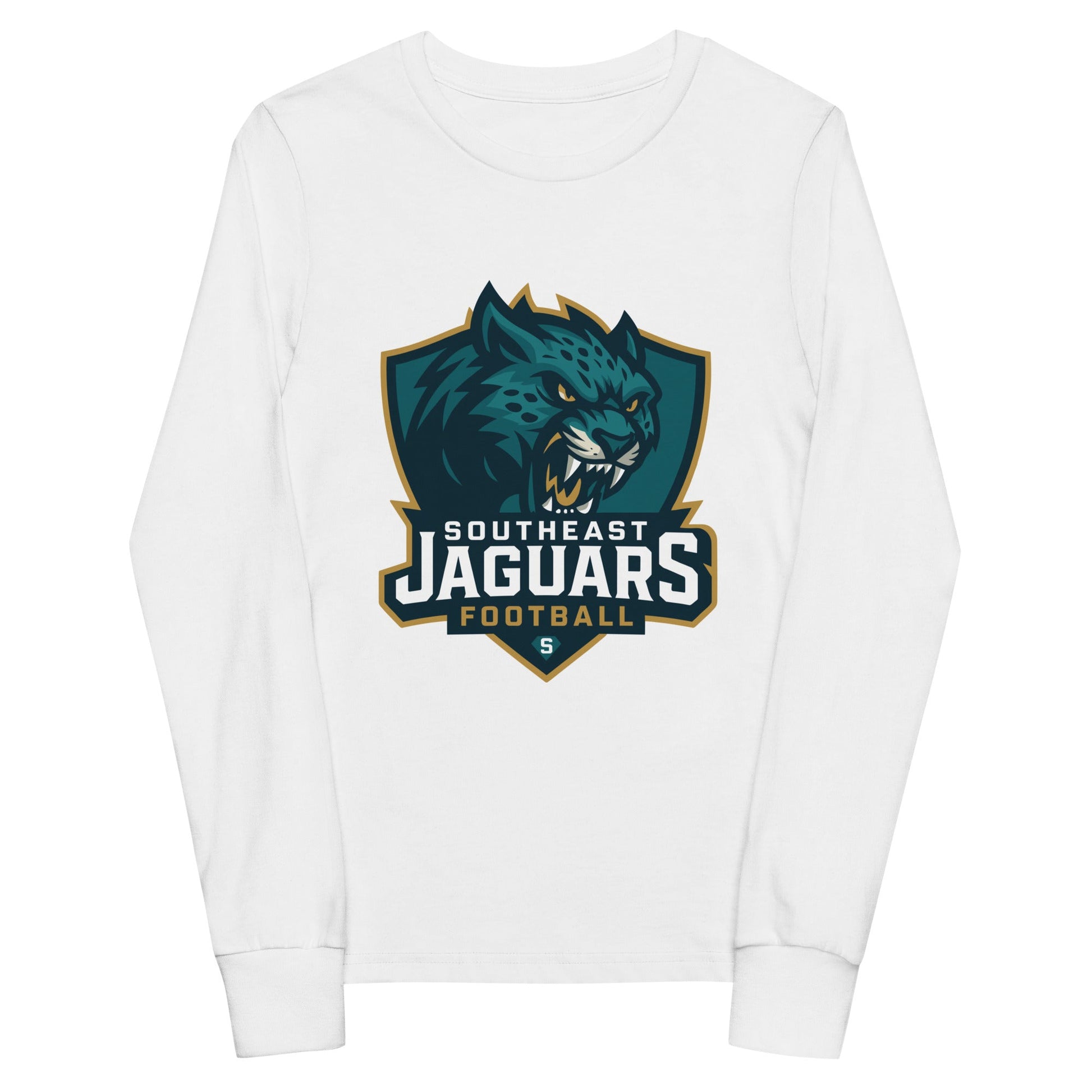Performance | Youth Long Sleeve T-Shirt | Southeast Jaguars | Shield Logo