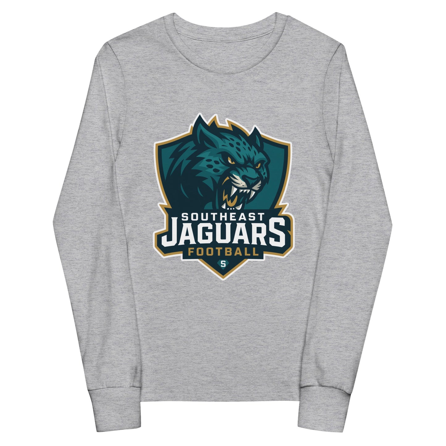 Performance | Youth Long Sleeve T-Shirt | Southeast Jaguars | Shield Logo