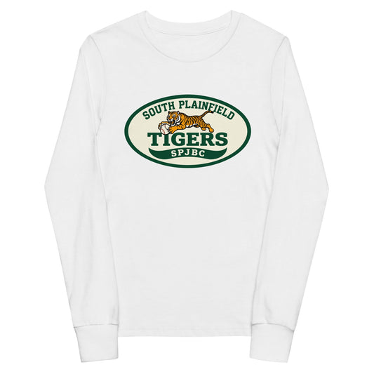 Performance | Youth Long Sleeve T-Shirt | SP Tigers 7U | Emblem Logo