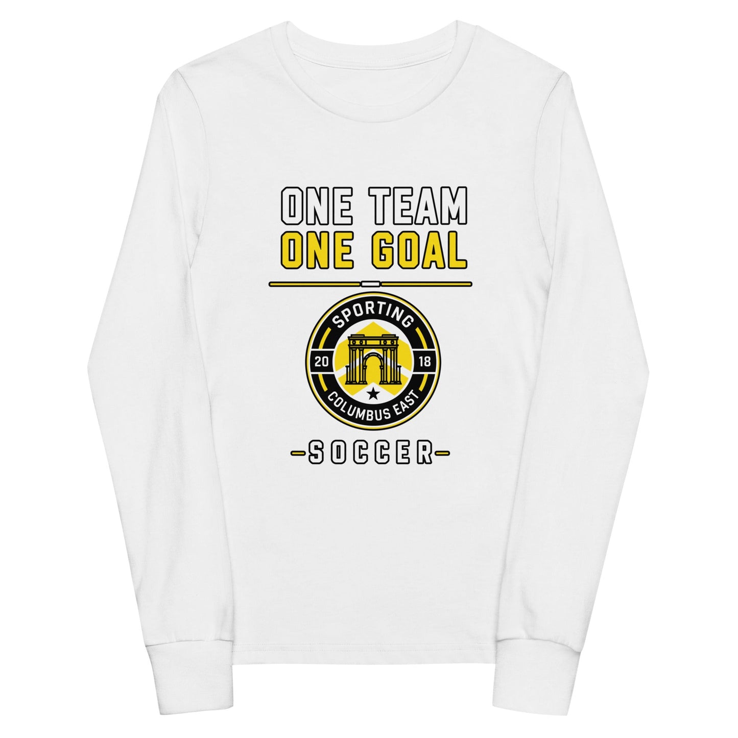 Performance | Youth Long Sleeve T-Shirt | Sporting Columbus East | Crest Logo