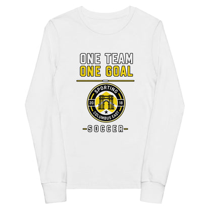 Performance | Youth Long Sleeve T-Shirt | Sporting Columbus East | Crest Logo