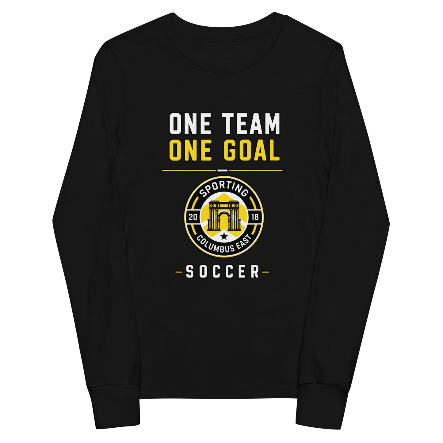Performance | Youth Long Sleeve T-Shirt | Sporting Columbus East | Crest Logo