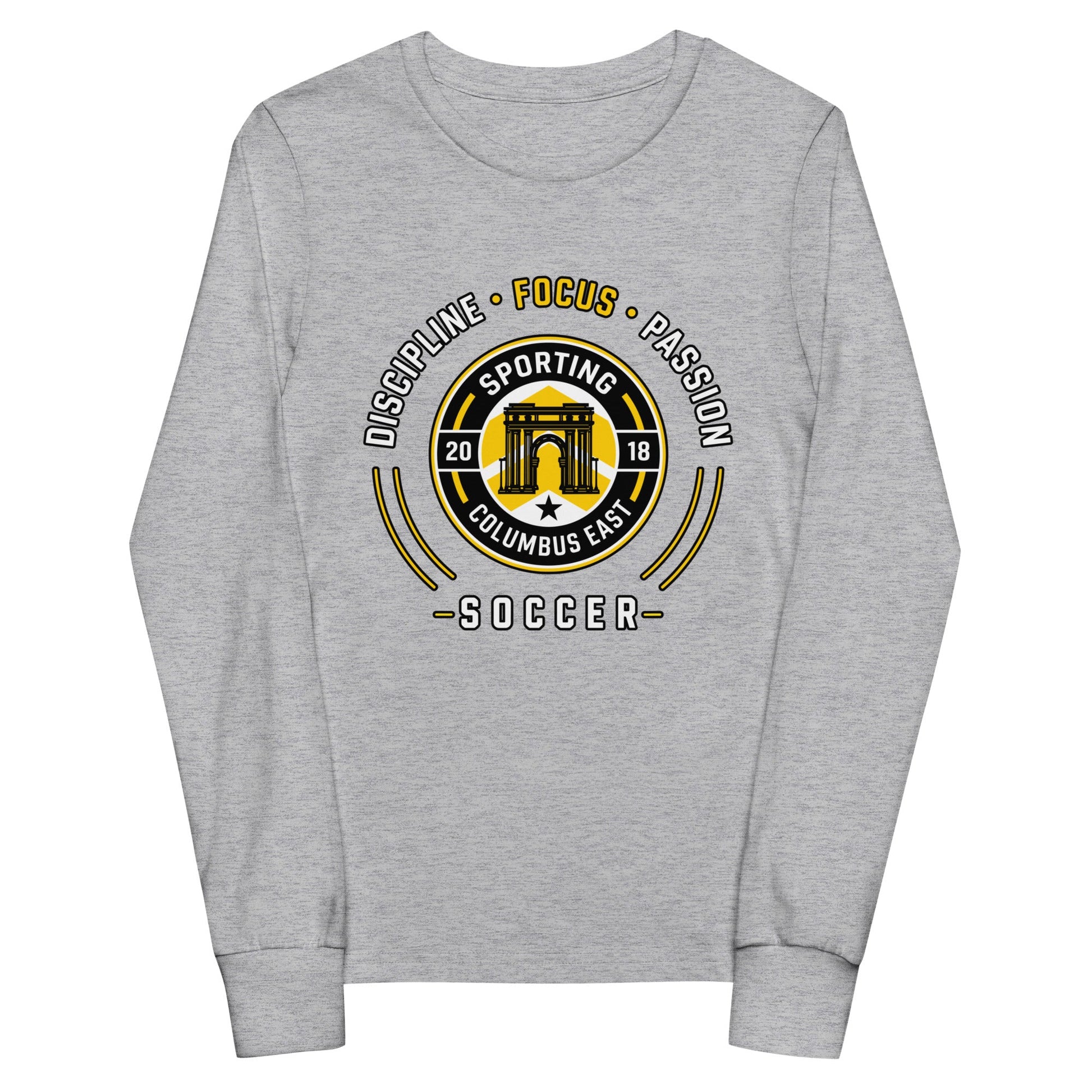 Performance | Youth Long Sleeve T-Shirt | Sporting Columbus East | Emblem Logo