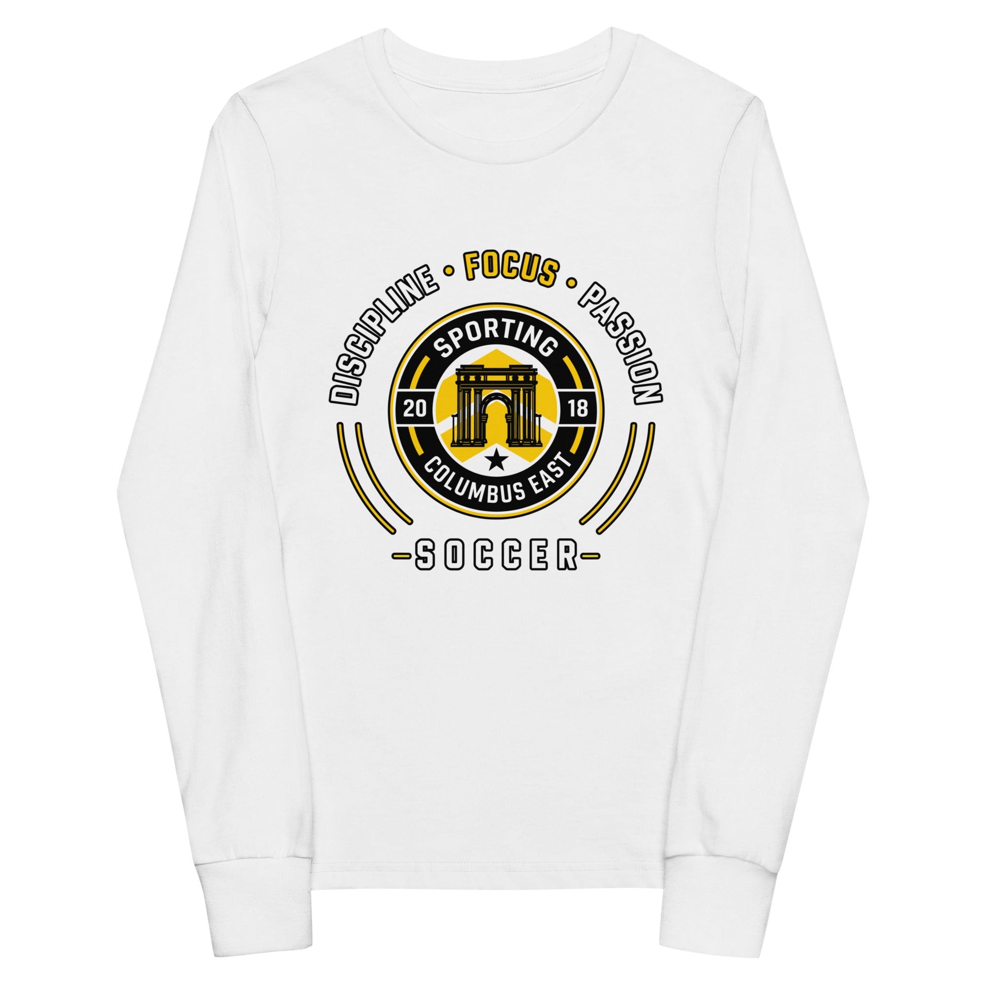 Performance | Youth Long Sleeve T-Shirt | Sporting Columbus East | Emblem Logo