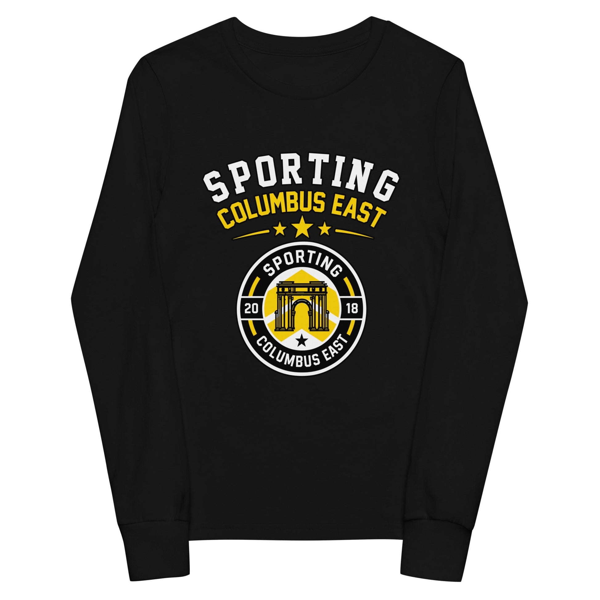 Performance | Youth Long Sleeve T-Shirt | Sporting Columbus East | Vanguard Logo