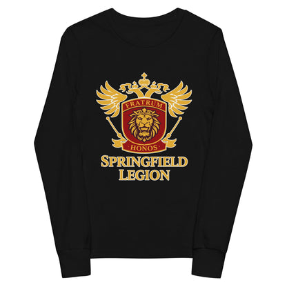 Performance | Youth Long Sleeve T-Shirt | Springfield Legion Hockey Club | Imperial Crest Logo
