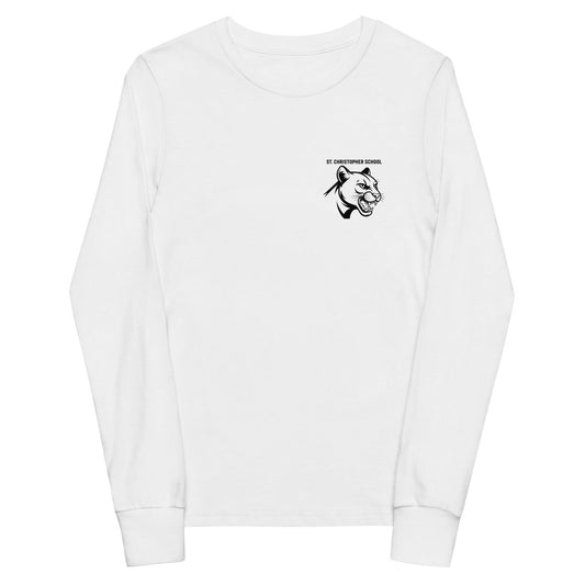 Performance | Youth Long Sleeve T-Shirt | St. Christopher Cougars | Modern Icon Logo