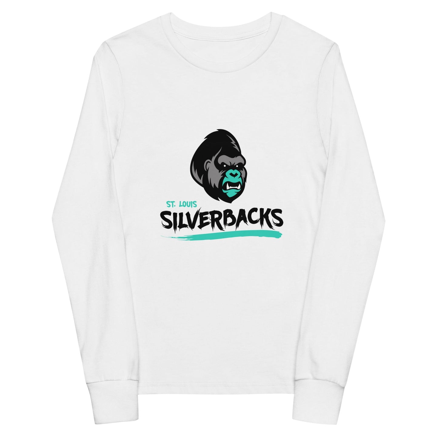 Performance | Youth Long Sleeve T-Shirt | St. Louis Silverbacks Women’s Football Team | Mascot Logo
