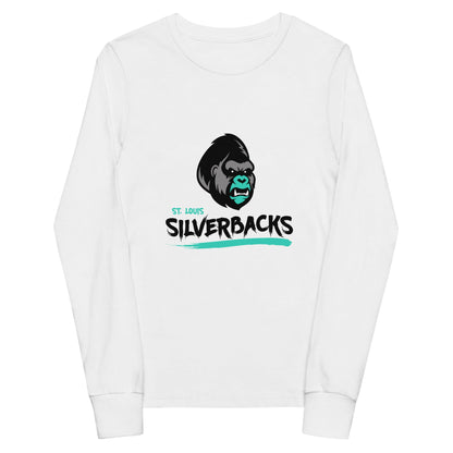Performance | Youth Long Sleeve T-Shirt | St. Louis Silverbacks Women’s Football Team | Mascot Logo