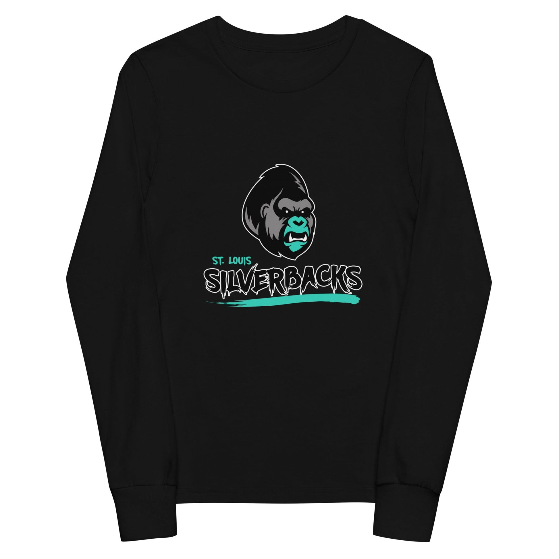 Performance | Youth Long Sleeve T-Shirt | St. Louis Silverbacks Women’s Football Team | Mascot Logo