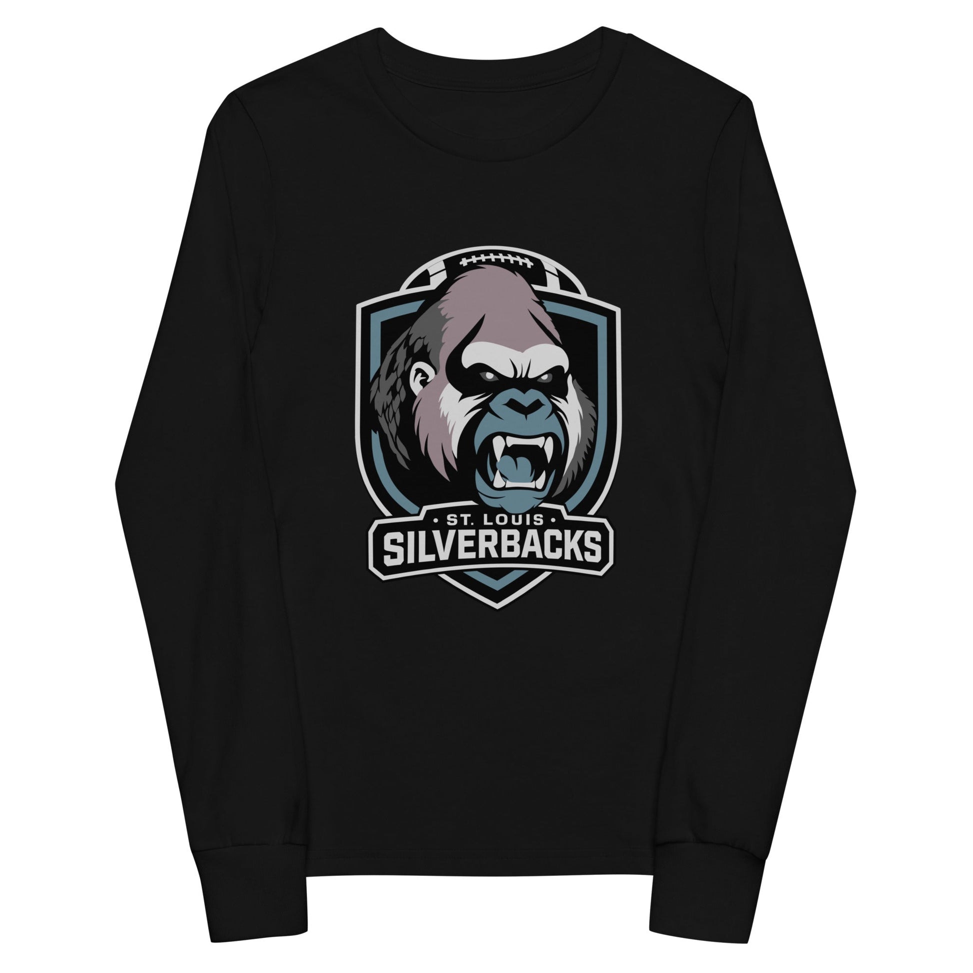 Performance | Youth Long Sleeve T-Shirt | St. Louis Silverbacks Women’s Football Team | Shield Logo