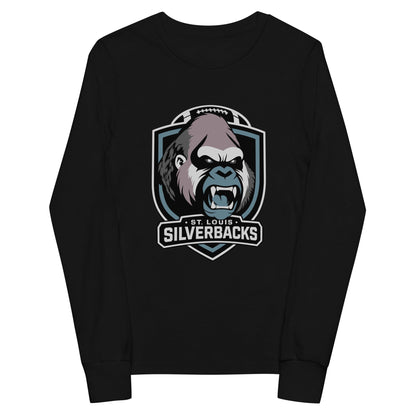 Performance | Youth Long Sleeve T-Shirt | St. Louis Silverbacks Women’s Football Team | Shield Logo