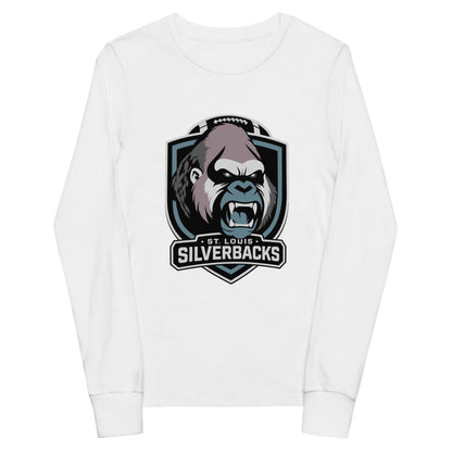 Performance | Youth Long Sleeve T-Shirt | St. Louis Silverbacks Women’s Football Team | Shield Logo