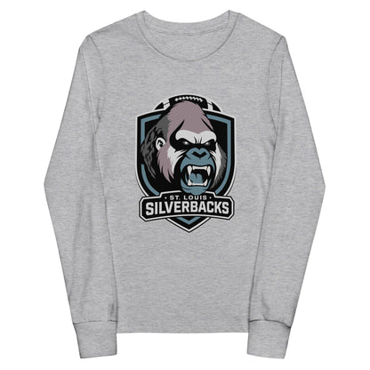 Performance | Youth Long Sleeve T-Shirt | St. Louis Silverbacks Women’s Football Team | Shield Logo