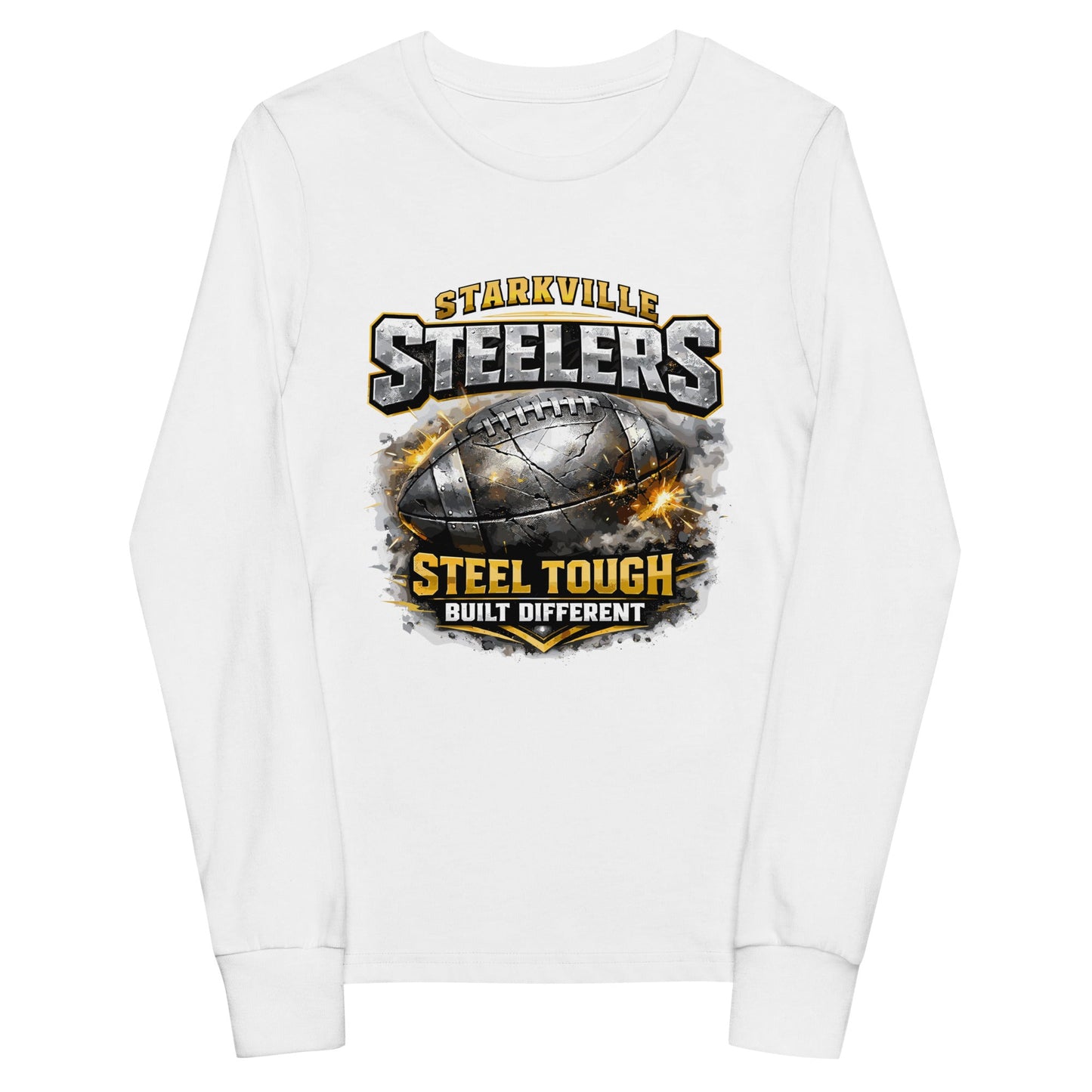 Performance | Youth Long Sleeve T-Shirt | Starkville Steelers | Icon Logo