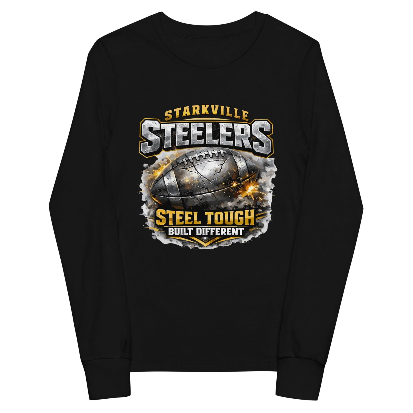 Performance | Youth Long Sleeve T-Shirt | Starkville Steelers | Icon Logo