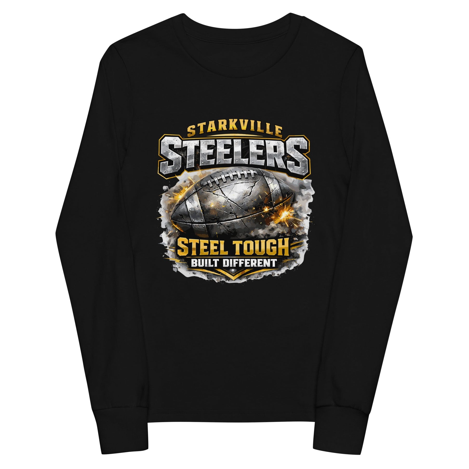 Performance | Youth Long Sleeve T-Shirt | Starkville Steelers | Icon Logo