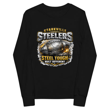 Performance | Youth Long Sleeve T-Shirt | Starkville Steelers | Icon Logo