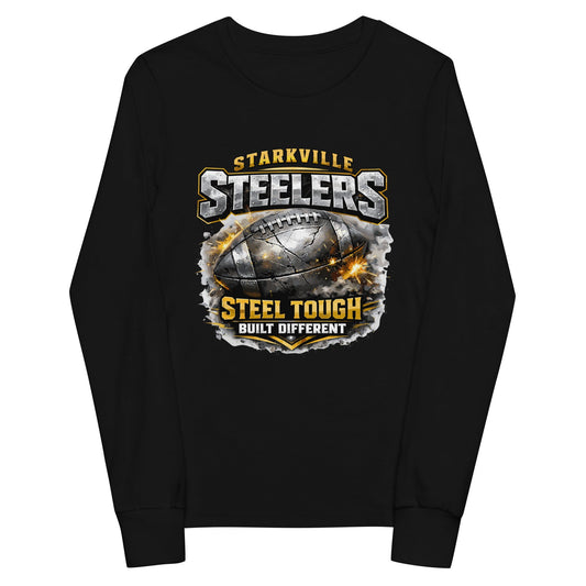 Performance | Youth Long Sleeve T-Shirt | Starkville Steelers | Icon Logo