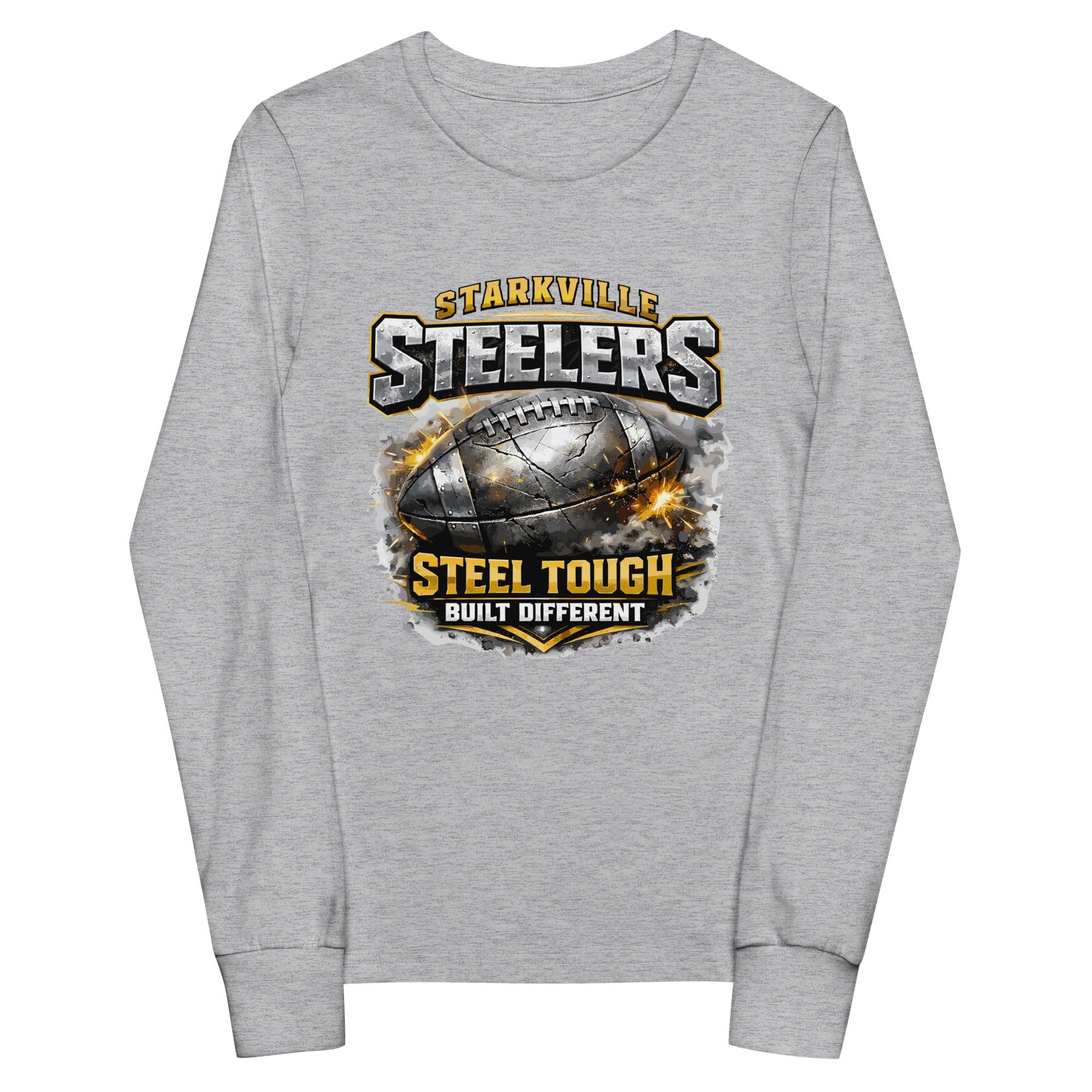 Performance | Youth Long Sleeve T-Shirt | Starkville Steelers | Icon Logo