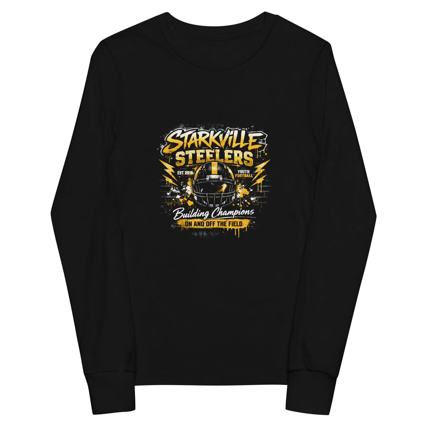 Performance | Youth Long Sleeve T-Shirt | Starkville Steelers | Modern Classic Logo