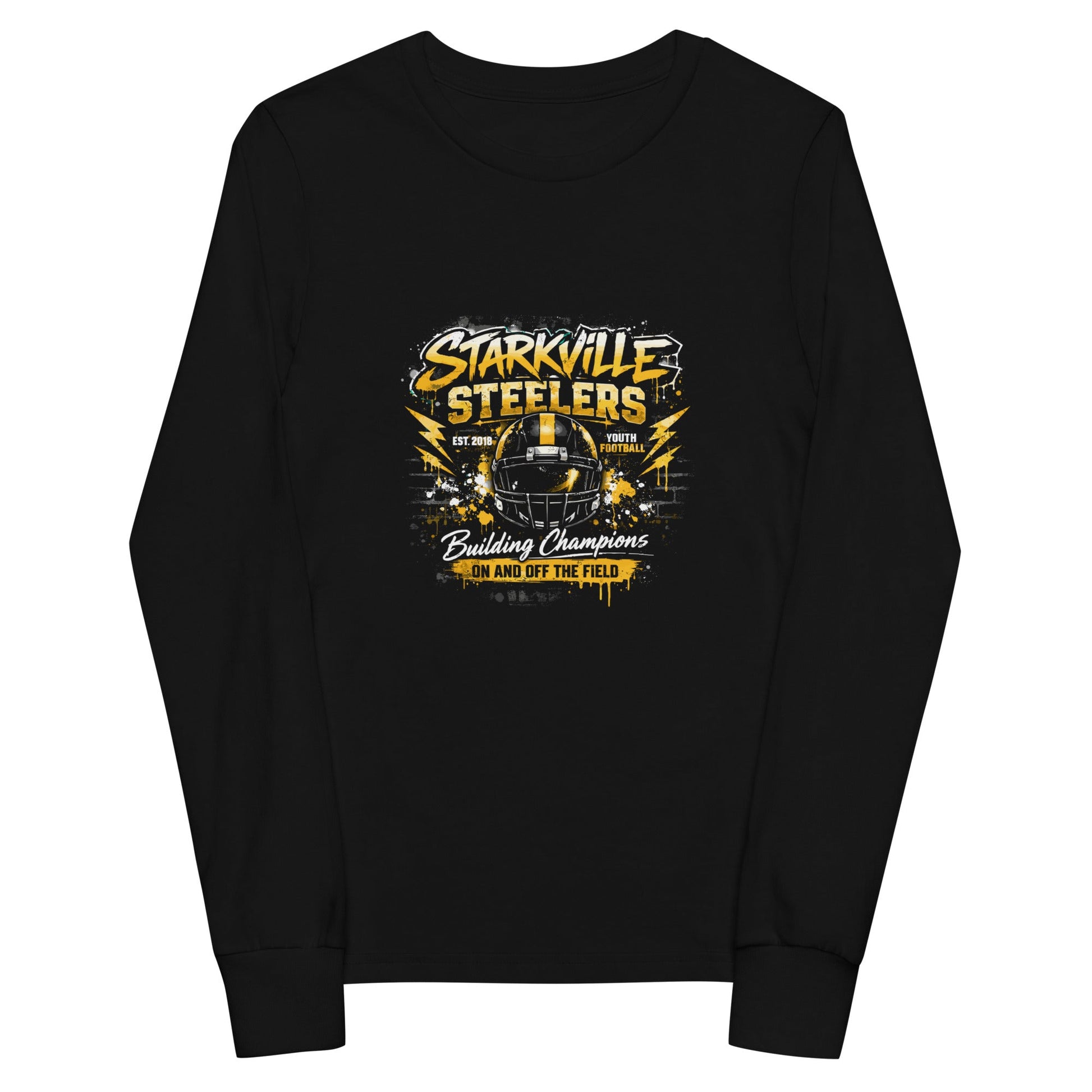 Performance | Youth Long Sleeve T-Shirt | Starkville Steelers | Modern Classic Logo