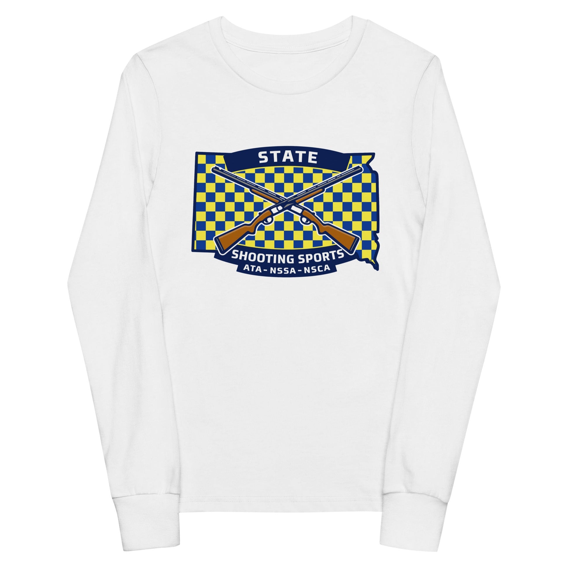 Performance | Youth Long Sleeve T-Shirt | State Shooting Sports | Flag Logo