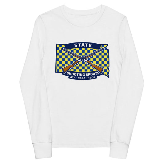 Performance | Youth Long Sleeve T-Shirt | State Shooting Sports | Flag Logo