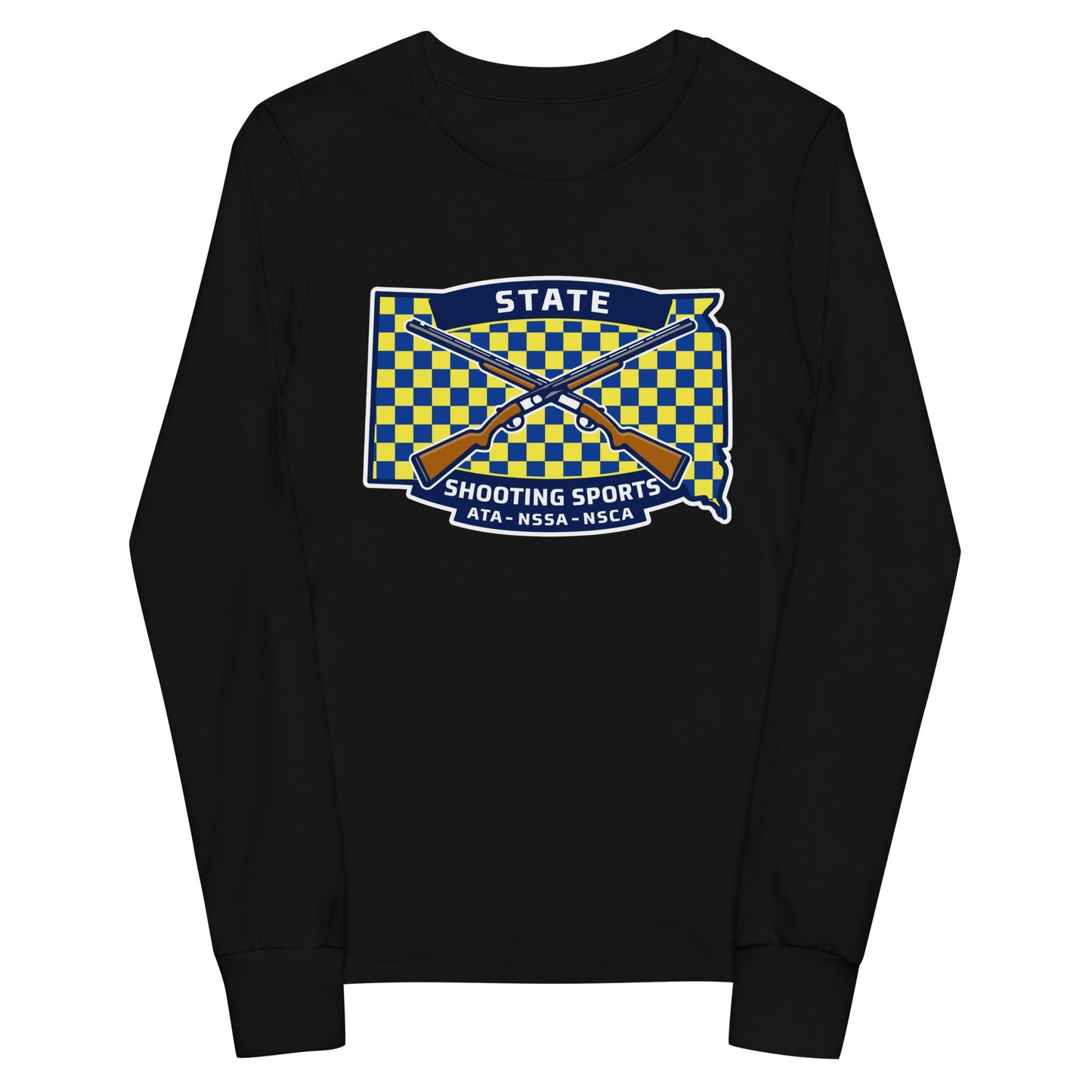 Performance | Youth Long Sleeve T-Shirt | State Shooting Sports | Flag Logo