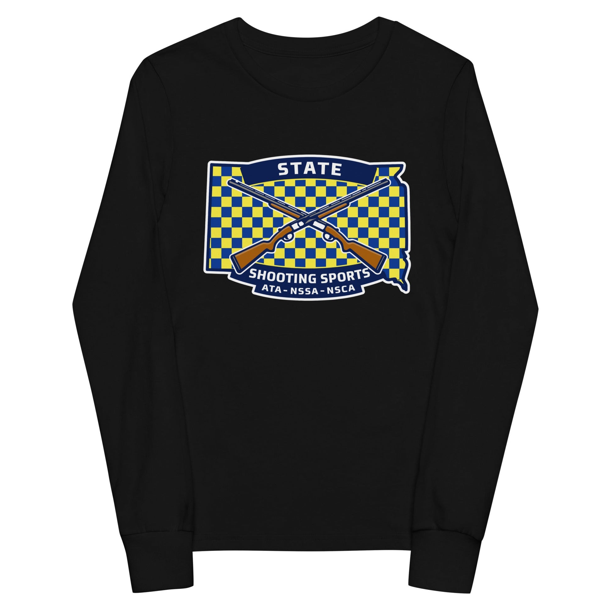 Performance | Youth Long Sleeve T-Shirt | State Shooting Sports | Flag Logo