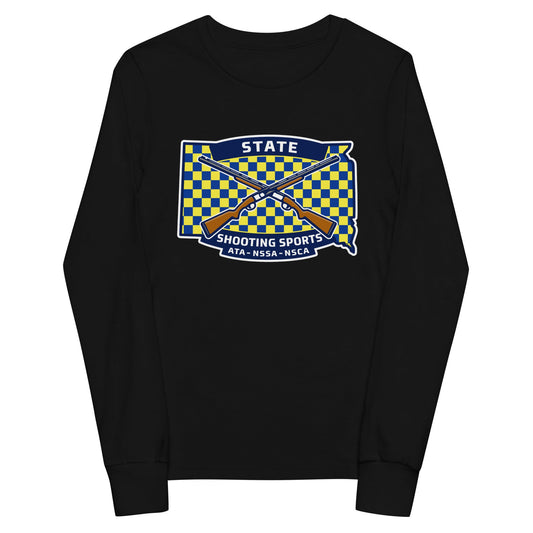 Performance | Youth Long Sleeve T-Shirt | State Shooting Sports | Flag Logo