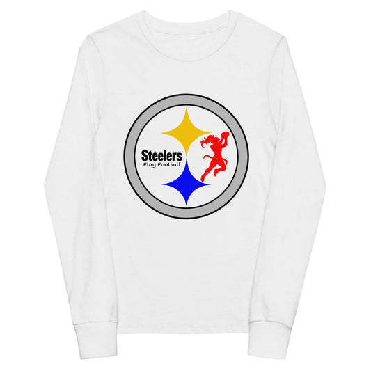 Performance | Youth Long Sleeve T-Shirt | Staten Island Steelers | Badge Logo