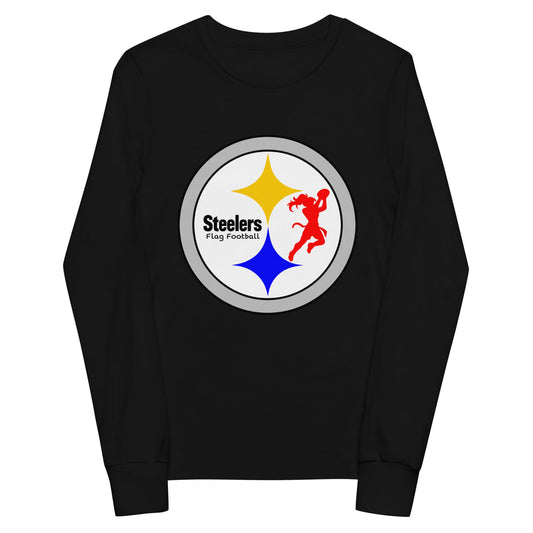 Performance | Youth Long Sleeve T-Shirt | Staten Island Steelers | Badge Logo